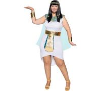 Funidelia | Cleopatra Costume for woman Egypt, Pharaoh, The Queen of Egypt - Costume for adults accessory fancy dress & props for Halloween, carnival & parties - Size S - M - White