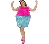 Funidelia | Cupcake costume for woman Muffin, Candy, Food, Dessert - Costumes for adults, accessory fancy dress & props for Halloween, carnival & parties - Size XL - Pink