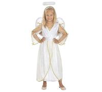 Funidelia | Deluxe Angel Costume for girls Christmas, Nativity Scene - Costume for kids accessory fancy dress & props for Halloween, carnival & parties - Size 3-4 years - White
