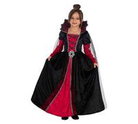 Funidelia Deluxe Vampire Girls Costume with dress, Sorceress Mage Outfit for Children, Carnival, Halloween and Party Costumes - Size 7-9 years
