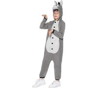 Funidelia | Donkey Onesie Costume for boys and girls Animals - Costume for kids accessory fancy dress & props for Halloween, carnival & parties - Size 5-6 years - Brown