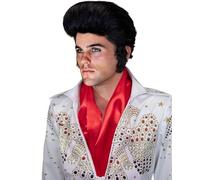 Funidelia Elvis Wig - Official for man. Costume accessories for adults