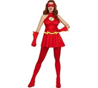 Funidelia | Flash costume 100% OFFICIAL for woman size L Superheroes, DC Comics, Justice League, costume accessory - Fun costumes for your parties