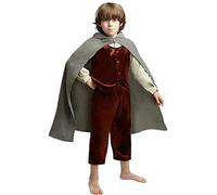 Funidelia | Frodo Costume - The Lord of the Rings for boy Outfit and Costumes for kids, accessory fancy dress & props for Halloween, carnival & parties - Size 7-9 years - Grey/Silver