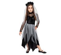 Funidelia | Ghost Bride Costume for Girls Zombie, Corpse Bride, Halloween, Horror - Children's costume and fun accessories for Parties, Carnival and Halloween
