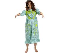Funidelia | Girl from The Exorcist Costume for woman Exorcist girl, Father Karras, Horror - Costumes for adults, accessory fancy dress & props for Halloween, carnival & parties - Size L - Blue