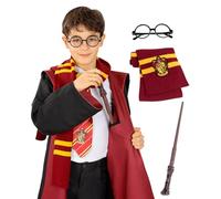 Funidelia Harry Potter - Gryffindor Official Costume with accessories for boys and girls - Outfit for kids for parties, Carnival and Halloween