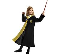 Funidelia | Harry Potter Hufflepuff Costume for boys and girls Hogwarts, Wizards - Costumes for kids, accessory & props for Halloween, carnival & parties - Size 7-9 years - Black