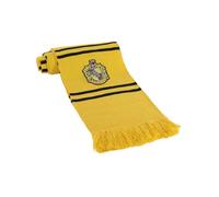 Funidelia | Harry Potter Hufflepuff Scarf (Official Replica) for men and women Hogwarts, Wizards - Harry Potter merchandise, comfortable lounge wear and accessories for adults - Yellow