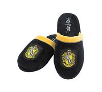 Funidelia Hufflepuff Slippers - Harry Potter for men and women, Official License, Size 37-41, Hogwarts, Wizards. Merchandising to give at Christmas and Birthdays