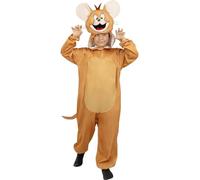 Funidelia | Jerry Costume - Tom & Jerry for boys & girls Cartoons, Cat, Mouse - Costumes for kids, accessory fancy dress & props for Halloween, carnival & parties - Size 7-9 years - Brown