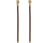 Funidelia | Joker walking stick for men and women Superheroes, DC Comics, Villains - Accessories for adults, fancy dress costumes & props for Halloween, carnival & parties - Brown
