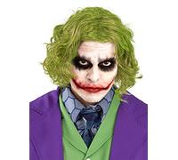 Funidelia | Joker wig - The Dark Knight 100% OFFICIAL for man Superheroes, DC Comics, Villains, costume accessory - Fun costumes for your parties