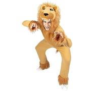 Funidelia | Lion Costume for men and women Animals, Desert - Costume for adults accessory fancy dress & props for Halloween, carnival & parties - Size M - L - Brown
