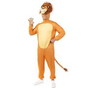 Funidelia | Madagascar Alex the Lion costume for man Cartoons, Madagascar, Films & Series - Costume for adults accessory fancy dress & props for Halloween, carnival & parties - Size S - M - Brown