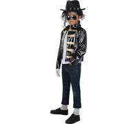 Funidelia | Michael Jackson Black Military Jackets for boy Pop Music, Music Bands, Singers, 80s - Accessories for kids, costume accessories - Size 5-6 years - Black