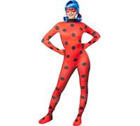 Funidelia | Miraculous Ladybug Costume for woman Cartoons, Ladybug, Miraculous - Costume for adults accessory fancy dress & props for Halloween, carnival & parties - Size M - Red