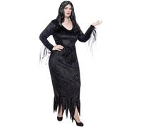 Funidelia | Morticia Addams Costume The Addams Family for woman Costume for adults accessory fancy dress & props for Halloween, carnival & parties - Size S - Black