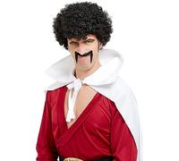 Funidelia | Mr Satan Wig Dragon Ball for man Manga, Saiyan, Cartoons - Accessories for adults, costume accessories - Black