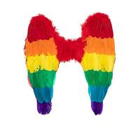 Funidelia | Multicolour Rainbow Wings for men and women LGBT, Gay Pride, Rainbow, Multicolored - Accessories for adults, costume accessories - Multicolored