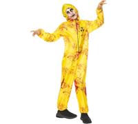 Funidelia Nuclear Zombie Costume for boys and girls Undead Halloween Horror - Costume for kids accessory fancy dress & props for Halloween carnival & parties - Size 7-9 years - Yellow