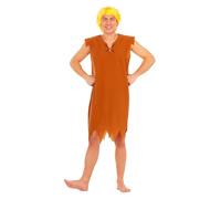 Funidelia Official Barney Rubble Costume - The Flintstones for Men, Fancy dress of The Flintstones for Adults, Carnival, Halloween and Farewell Costumes - Size Standard