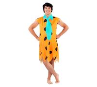 Funidelia Official Fred Flintstone Costume - The Flintstones for Men, Fancy dress of The Flintstones for Adults, Carnival, Halloween and Farewell Costumes - Size XL