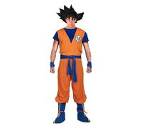 Funidelia Official Goku Dragon Ball Costume for Men, Super Saiyan Suit for Adult Dragon Ball, Carnival, Halloween and Stag Hen Parties Costumes - Size L