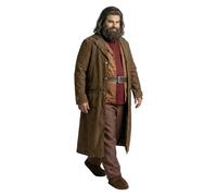 Funidelia Official Hagrid Costume - Harry Potter for Men, Includes Pants, Jacket with Shirt and Built-In Belt, Foot Covers - Outfit for Adults for Carnival and Halloween