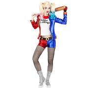 Funidelia Official Harley Quinn Costume - Suicide Squad for Women, Size M, Superheroes, DC Comics - Costume for adults for parties, Carnival and Halloween