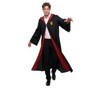 Funidelia Official Harry Potter Costume - Gryffindor for adult, Includes: Hooded cape with printed patch, Size XL - Outfit for adults for Parties, Carnival and Halloween