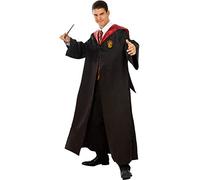 Funidelia Official Harry Potter Gryffindor Costume for Men and Women, Includes hooded cape with printed logo, Size M - Costume for adults for parties, Carnival and Halloween