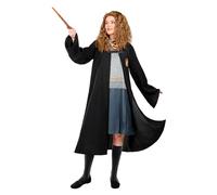 Funidelia Official Hermione Granger Costume for Women, Includes Robe and Dress, Wizards - Outfit for Adults for Parties, Carnival and Halloween - Size L Grey/Silver