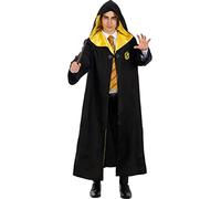 Funidelia Official Hufflepuff Harry Potter Costume for men and women, Includes: Tunic with printed patch, Size L - Outfit for adults for Parties, Carnival and Halloween
