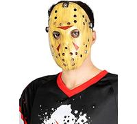 Funidelia Official Jason Friday the 13th Mask for Men and Women, Horror Fear Accessories for Adult, Carnival, Halloween and Party Accessories