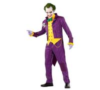 Funidelia Official Joker Arkham City Costume for Men, Joker Suit for Adult, Halloween and Carnival Costumes - Size S