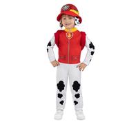 Funidelia Official Marshall Paw Patrol Costume for Boy, Includes: Jumpsuit with tail, hat and backpack, Size 2-3 years - Outfit for kids for Parties, Carnival and Halloween