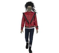 Funidelia Official Michael Jackson Thriller Jacket for Boys, Size 10-12 Years, Costume Accessories for Kids for Parties, Carnival and Halloween
