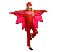 Funidelia Official Owlette PJ Masks Costume for Girls, Includes Jumpsuit, Wings and Mask, Size 5-6 Years, Catboy - Costume for Kids for Parties, Carnival and Halloween