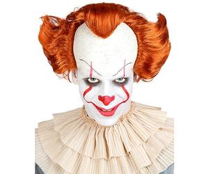 Funidelia Official Pennywise Wig - IT Chapter Two for Men and Women, Includes wig with forehead. Costume accessories for adults for parties, Carnival and Halloween