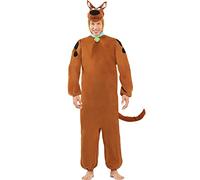 Funidelia Official Scooby Doo Costume for Men and Women, Full Suit with Plush Head, Size M - Costume for Adults for Parties, Carnival and Halloween Brown