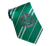 Funidelia Official Slytherin Harry Potter Tie for men and women. Includes: 145 cm long tie. Costume Accessories for adults - Outfit for adults for Parties, Carnival and Halloween