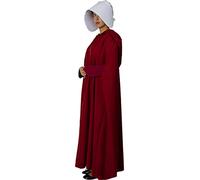 Funidelia Official The Handmaid’s Tale Costume for Women, Includes Hooded Cape, Sleeves and Hat, Size L - XL - Costume for Adults for Parties, Carnival and Halloween Red