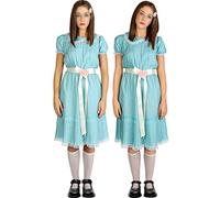 Funidelia Official The Shining Costume for Women, Includes Dress, Socks, Hair Accessory, Size S - Costume for Adults for Parties, Carnival and Halloween Blue
