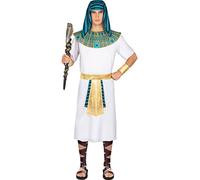Funidelia | Pharaoh Costume for man Egypt, Pharaoh, Cultures - Costume for adults accessory fancy dress & props for Halloween, carnival & parties - Size M - L - White
