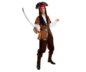 Funidelia Pirate Costume - Caribbean Collection for Men, Corsair - Outfit for Adults for Parties, Carnival and Halloween