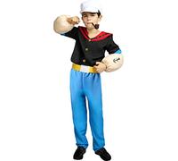 Funidelia | Popeye Costumes OFFICIAL for boy Popeye the Sailor, Cartoons - Costumes for kids, accessory fancy dress & props for Halloween, carnival & parties - Blue