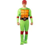 Funidelia | Raphael Costume - Teenage Mutant Ninja Turtles for man Costume for Adults Accessory Fancy Dress & Props for Halloween, Carnival & Parties - Size XL