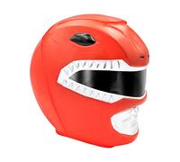 Funidelia Red Power Ranger Helmet for man. Costume accessories for adults