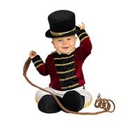 Funidelia | Ringmaster Costume for Babies Tamer, Circus, Funny, Ringmaster - Costume for baby accessory fancy dress & props for Halloween, carnival & parties - Size 12-24 months - Red